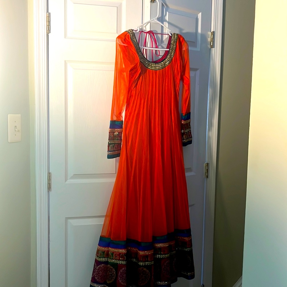 Indain u can wear as a long dress as well if u want to some unique style